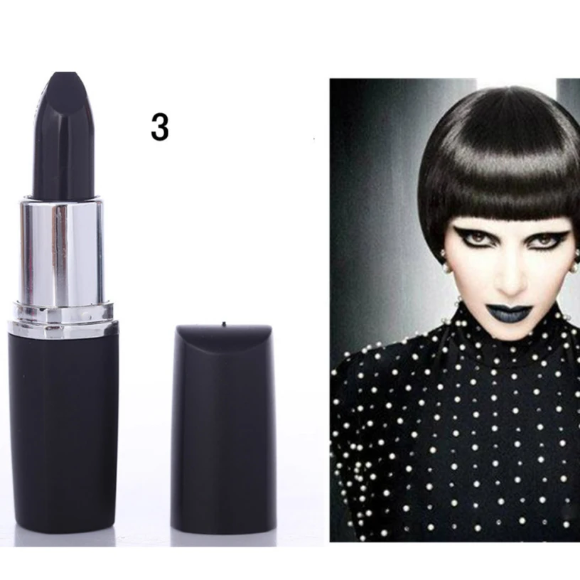 Drop Ship NEW Fashion Waterproof Lipstick Vampire Gothic Style Black Color Lip Stick Long Lasting lipstick 1pc Apr 24
Drop Ship NEW Fashion Waterproof Lipstick Vampire Gothic Style Black Color Lip Stick Long Lasting lipstick 1pc Apr 24