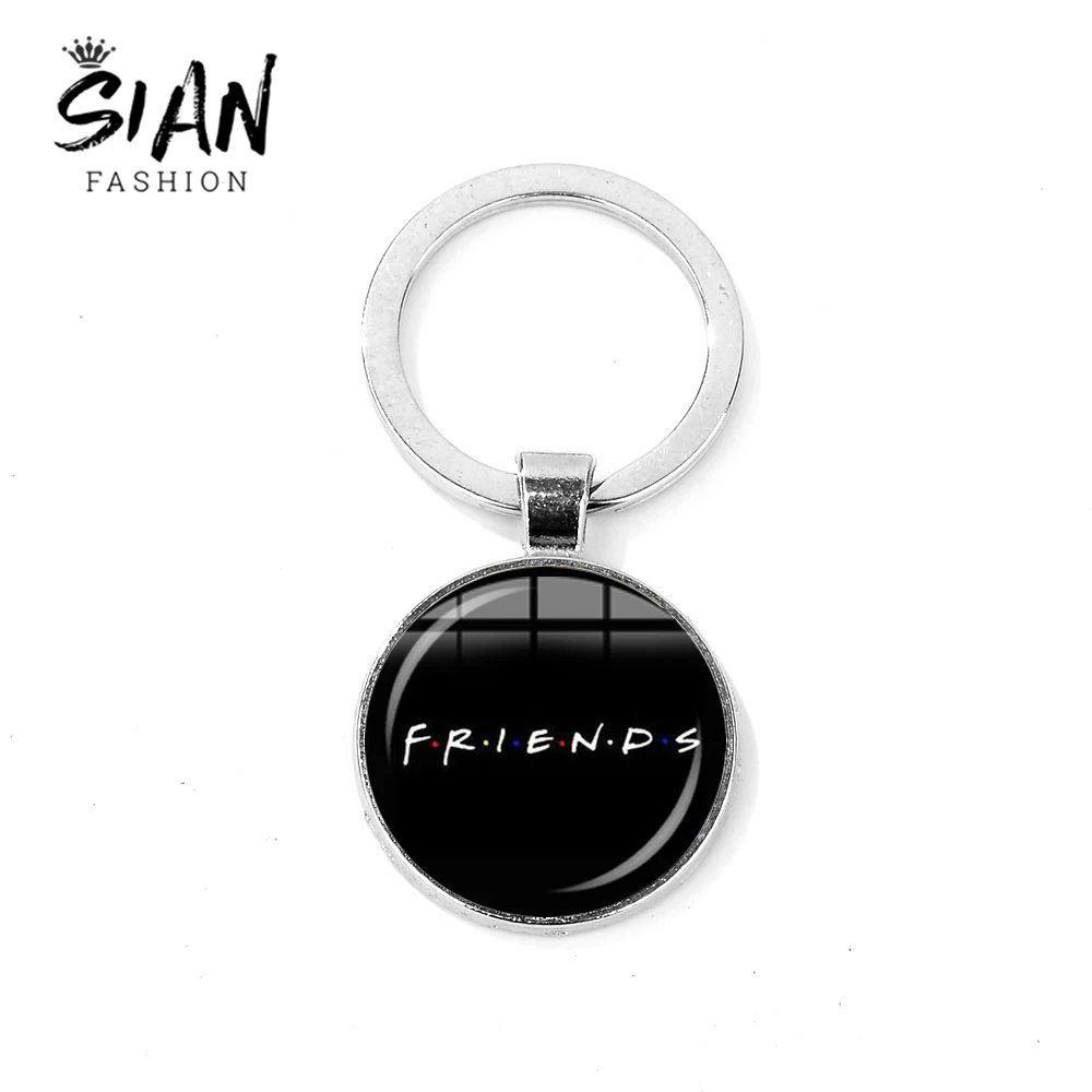 SIAN Friends TV Show Keychain Collection Central Perk Coffee Time Creative Fun Printed Glass Dome Key Ring Car Key Chain Jewelry
SIAN Friends TV Show Keychain Collection Central Perk Coffee Time Creative Fun Printed Glass Dome Key Ring Car Key Chain Jewelry