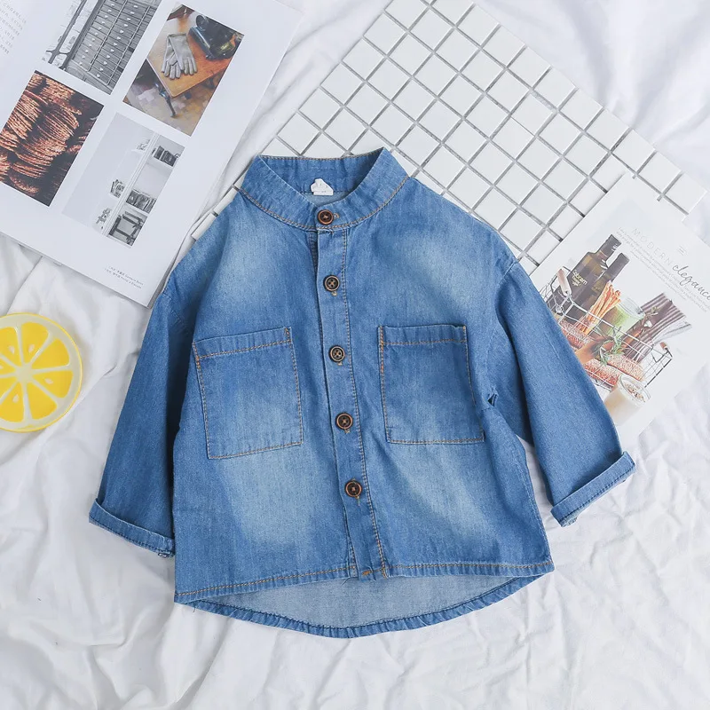 2018 Autumn New Toddler Kids Baby Boys Blouse Girls Denim Long Sleeve Blouses Tops Jeans Top Shirts with Pockets 2-7 Years
2018 Autumn New Toddler Kids Baby Boys Blouse Girls Denim Long Sleeve Blouses Tops Jeans Top Shirts with Pockets 2-7 Years