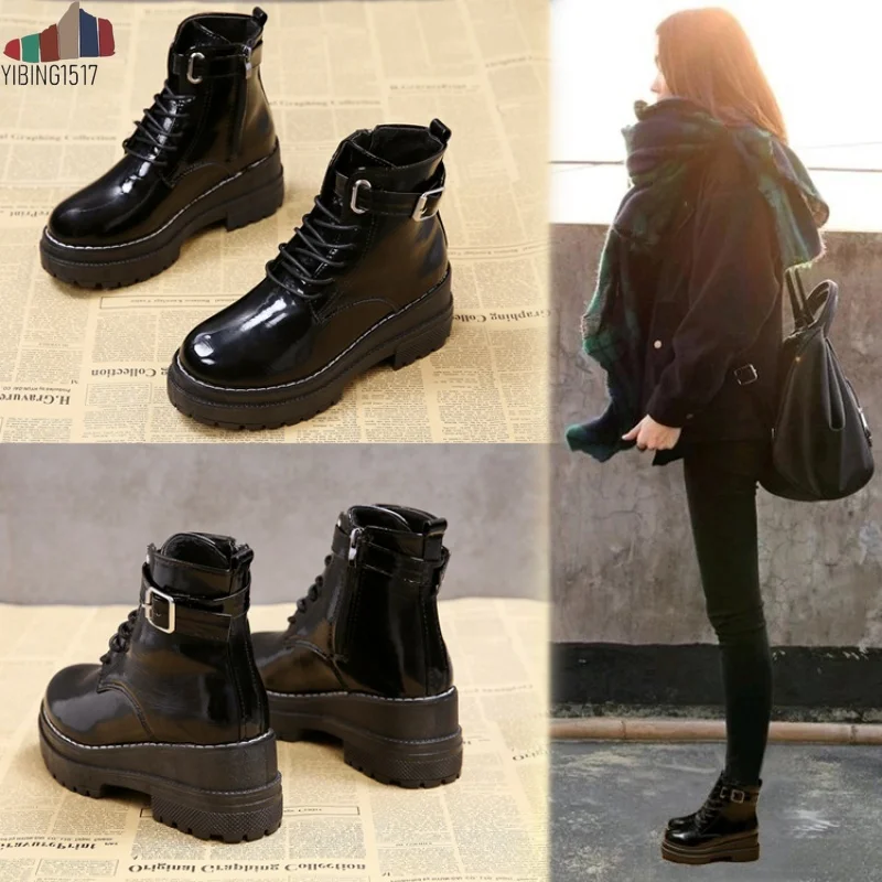 Mujer Fashion Platform Shoes Women 2018 Punk Black Gothic Ankle Boots Womens Platform Wedge Lace Up Motorcycle Boots
Mujer Fashion Platform Shoes Women 2018 Punk Black Gothic Ankle Boots Womens Platform Wedge Lace Up Motorcycle Boots