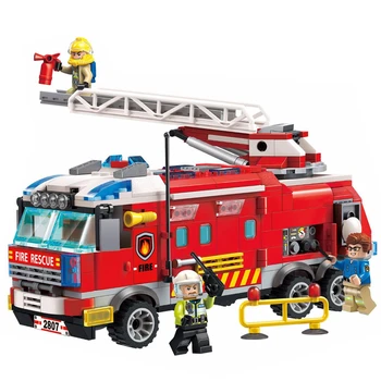 City Police Ladder Fire Truck Spray Water Gun Firemen Car Building Blocks Sets Bricks Model Kids Toys
City Police Ladder Fire Truck Spray Water Gun Firemen Car Building Blocks Sets Bricks Model Kids Toys