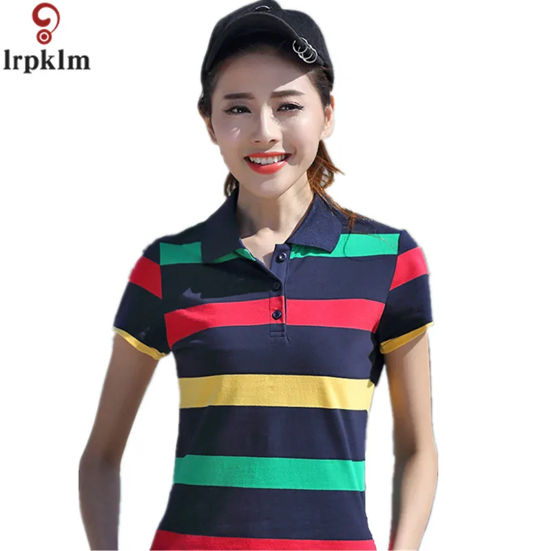 Brand Clothing 2017 Plus Size M-6XL Summer Women Polo Shirt Female Short Sleeve Lapel Striped Casual Shirts Lady Polo YY602
Brand Clothing 2017 Plus Size M-6XL Summer Women Polo Shirt Female Short Sleeve Lapel Striped Casual Shirts Lady Polo YY602