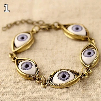 Fashion Unisex Angel Evil Demon Big Eye Eyeball Pattern Bracelets for Women Chain Party Jewelry Gift
Fashion Unisex Angel Evil Demon Big Eye Eyeball Pattern Bracelets for Women Chain Party Jewelry Gift