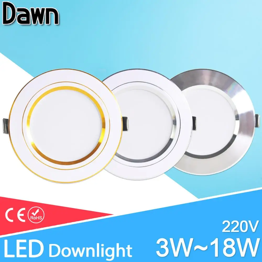 led downlight 3W 5W 9W 12W 15W 18W downlight AC220V 240V Ultra Thin gold Silver White Aluminum Round Recessed LED Spot Lighting
led downlight 3W 5W 9W 12W 15W 18W downlight AC220V 240V Ultra Thin gold Silver White Aluminum Round Recessed LED Spot Lighting