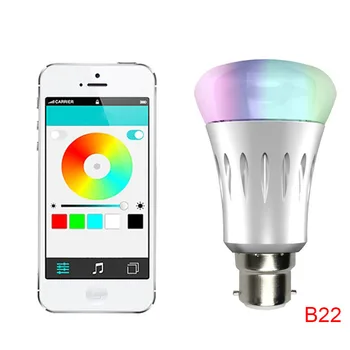 Wi-Fi Smart LED Light Bulb Dimmable 7W Smartphone Control Multicolor Changing Lights Bulbs TN99
Wi-Fi Smart LED Light Bulb Dimmable 7W Smartphone Control Multicolor Changing Lights Bulbs TN99