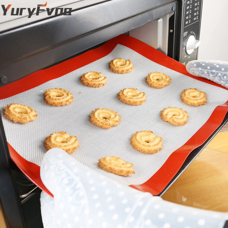 YuryFvna Silicone Baking Mat Macaron Pastry Cookie Bun Bread Making Baking Mats Liners Non Stick Liner for Bake Pans Rolling
YuryFvna Silicone Baking Mat Macaron Pastry Cookie Bun Bread Making Baking Mats Liners Non Stick Liner for Bake Pans Rolling