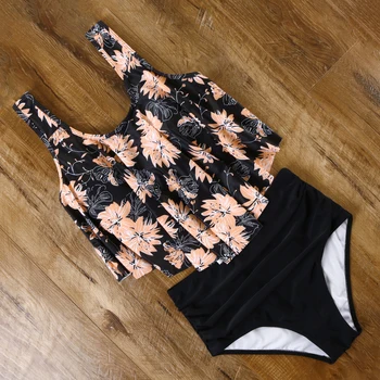 High Waist Bathing Suit Women Two Piece Swimsuit Tankini Bikini 2020 Push Up Hot Swimwear Women Ruffle Beach Wear Floral Biquini
High Waist Bathing Suit Women Two Piece Swimsuit Tankini Bikini 2020 Push Up Hot Swimwear Women Ruffle Beach Wear Floral Biquini