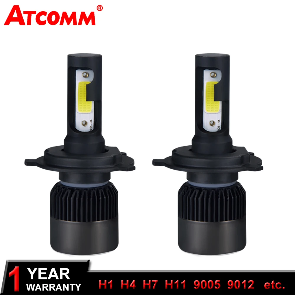 ATcomm 2 Pcs H4 HS1 Motorcycle LED Headlight LED H7 H1 H11 COB 4300K 72W 6500K White 8000Lm LED Motorbike Headlamp Fog Lights
ATcomm 2 Pcs H4 HS1 Motorcycle LED Headlight LED H7 H1 H11 COB 4300K 72W 6500K White 8000Lm LED Motorbike Headlamp Fog Lights