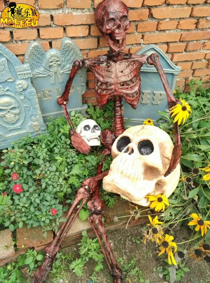 House Escape Agency Simulation Skeleton Model Bones Halloween Horror Props Tomb Raft Skeleton
House Escape Agency Simulation Skeleton Model Bones Halloween Horror Props Tomb Raft Skeleton