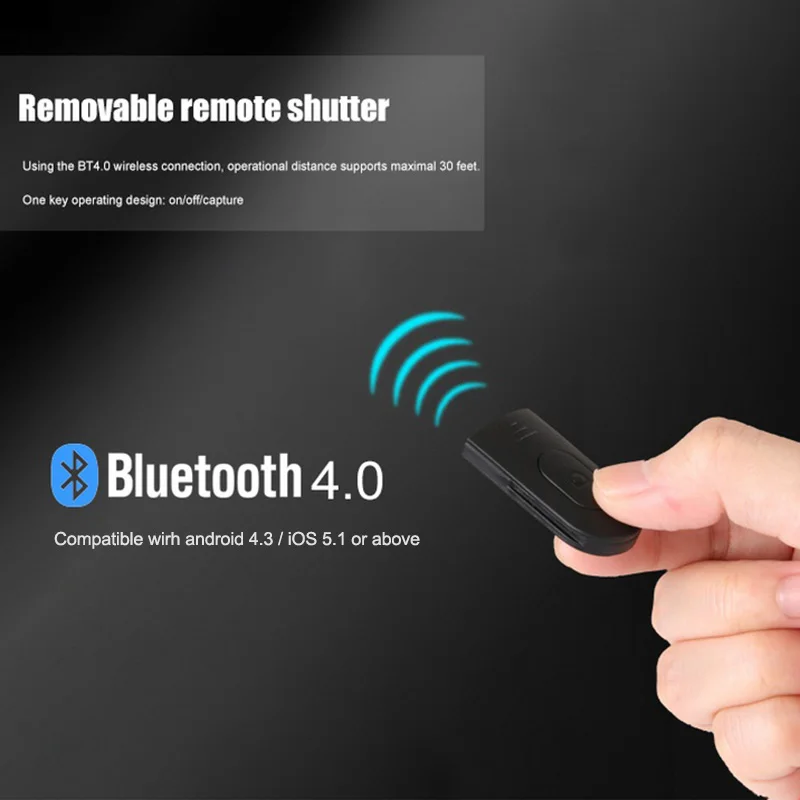 bluetooth remote selfie stick - 