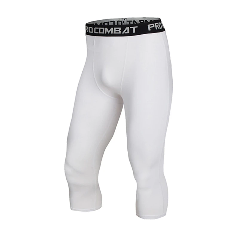 Men compression pro running tights pants sports kit gym fitness basketball football soccer training 3 4 pant leggings elastic
Men compression pro running tights pants sports kit gym fitness basketball football soccer training 3 4 pant leggings elastic
