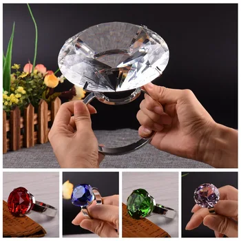 Nicro Creative Crystal Big Diamond Wedding Proposal Prop Valentine's Day Confession To Give Girlfriend Birthday Gift #Oth79
Nicro Creative Crystal Big Diamond Wedding Proposal Prop Valentine's Day Confession To Give Girlfriend Birthday Gift #Oth79