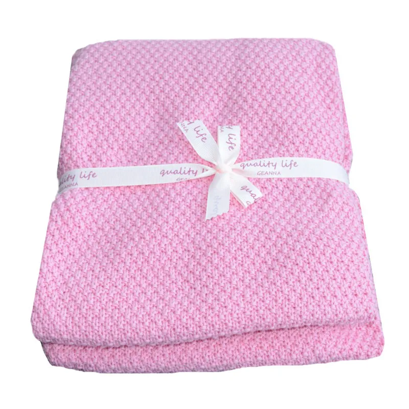 Hot sale high quality 100% cotton knit blanket for Summer/Autumn on Sofa/Bed "Weave pattern" Baby blanket 80*135cm
Hot sale high quality 100% cotton knit blanket for Summer/Autumn on Sofa/Bed "Weave pattern" Baby blanket 80*135cm