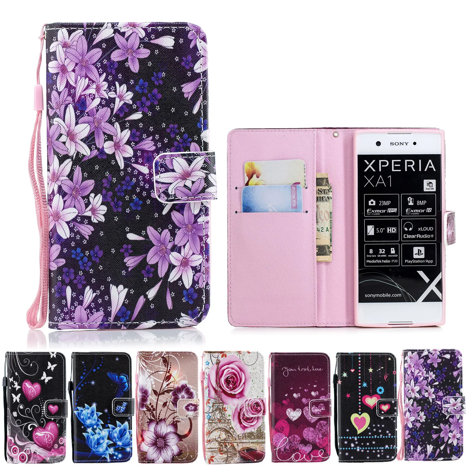Leather Phone Case Wallet Cover For Sony L1 L2 Xperia XA1 XA2 XZ1 XZ2 XZ3 Compact XA1 XA3 Ultra XZ Premium Filp Stand Book
Leather Phone Case Wallet Cover For Sony L1 L2 Xperia XA1 XA2 XZ1 XZ2 XZ3 Compact XA1 XA3 Ultra XZ Premium Filp Stand Book
