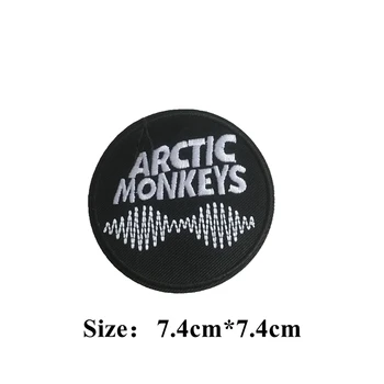 Round ARCTIC MONKEYS Embroidered Iron on Patches for Clothes Letters Embroidery Appliques Sewing DIY 10 pieces/lot
Round ARCTIC MONKEYS Embroidered Iron on Patches for Clothes Letters Embroidery Appliques Sewing DIY 10 pieces/lot