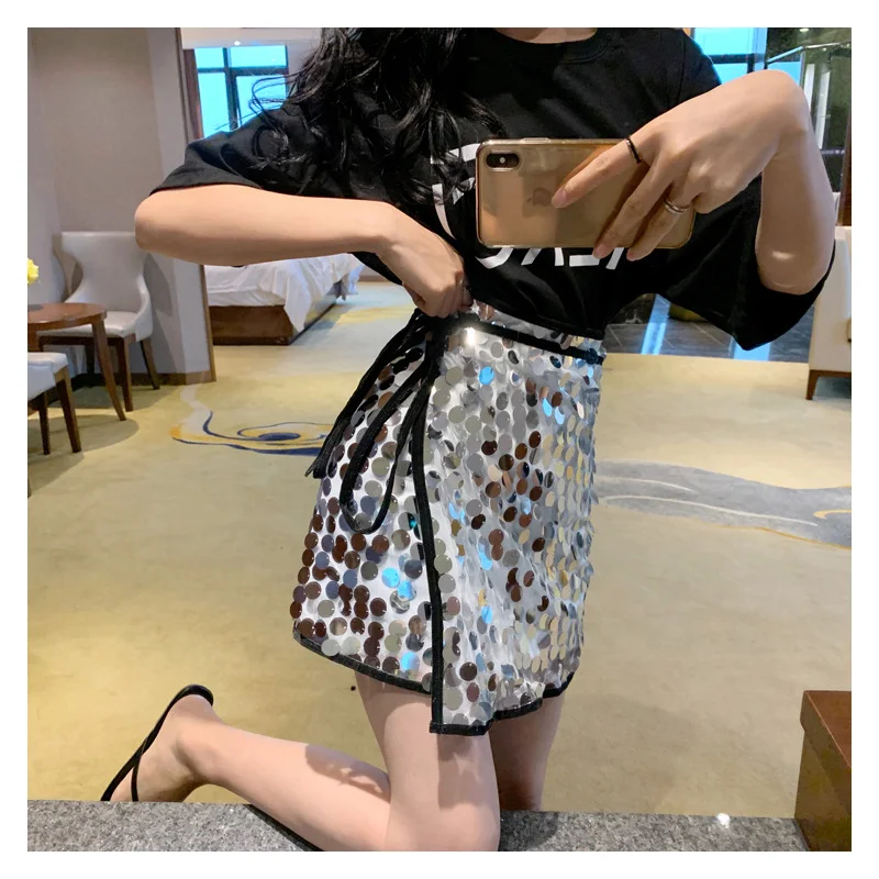 Sequins Skirt Elastic Waist 2019 Women High Waist Skirt Sparkling party Skirts Korean Style PP-135 
Sequins Skirt Elastic Waist 2019 Women High Waist Skirt Sparkling party Skirts Korean Style PP-135