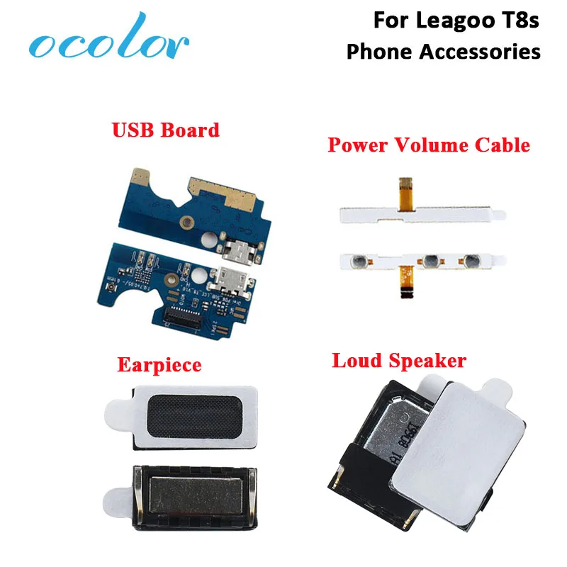 ocolor For Leagoo T8s USB Board Power Volume Cable High Quality Replacement For Leagoo T8s Earpiece For Leagoo T8s Loud Speaker
ocolor For Leagoo T8s USB Board Power Volume Cable High Quality Replacement For Leagoo T8s Earpiece For Leagoo T8s Loud Speaker