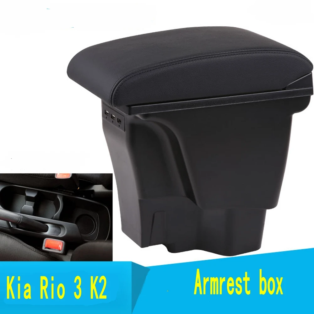Armrest Box For Russia KIA K2 Rio 3 2016 2012 2015 2014 2013 2012 Car Storage USB Organizer Leather Auto Accessories
Armrest Box For Russia KIA K2 Rio 3 2016 2012 2015 2014 2013 2012 Car Storage USB Organizer Leather Auto Accessories