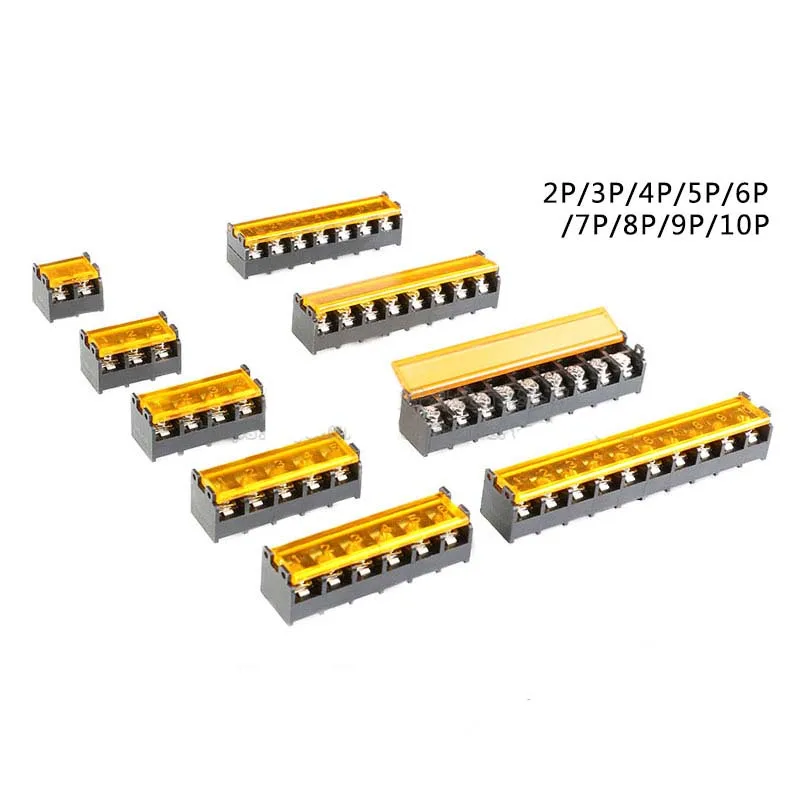 10pc HB-9500 2P-10P 9.5mm Barrier Terminal Block Connector with Cover PCB Mount connector
10pc HB-9500 2P-10P 9.5mm Barrier Terminal Block Connector with Cover PCB Mount connector