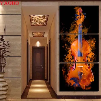 Mosaic 5D DIY Diamond Painting Abstract Music Soul Artistic Pictures 3 Pieces Violin Embroidery Cross Stitch Rhinestone Painting
Mosaic 5D DIY Diamond Painting Abstract Music Soul Artistic Pictures 3 Pieces Violin Embroidery Cross Stitch Rhinestone Painting