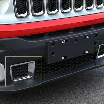 For Jeep Renegade 2015 2016 ABS Chrome Car Auto Cover Accessories Front Bumper Grill Air Vent Outlet Cover Trim Bezel 2pcs/set
For Jeep Renegade 2015 2016 ABS Chrome Car Auto Cover Accessories Front Bumper Grill Air Vent Outlet Cover Trim Bezel 2pcs/set