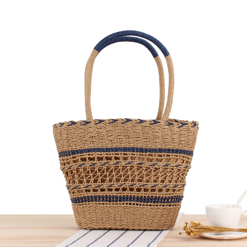 Newest Hot Women Summer Beach Tote Bag Ladies Casual Holiday Wicker Straw Rattan Hollow Out Hand Woven Bags
Newest Hot Women Summer Beach Tote Bag Ladies Casual Holiday Wicker Straw Rattan Hollow Out Hand Woven Bags