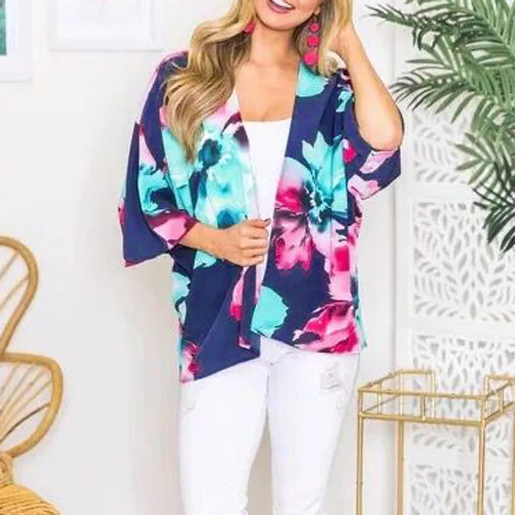 2019 Womens Chiffon Printing Cardigan Bikini Cover Up Summer Beach Tunic Smock Blouse Kaftan Beach Dress Pareos De Playa Mujer
2019 Womens Chiffon Printing Cardigan Bikini Cover Up Summer Beach Tunic Smock Blouse Kaftan Beach Dress Pareos De Playa Mujer