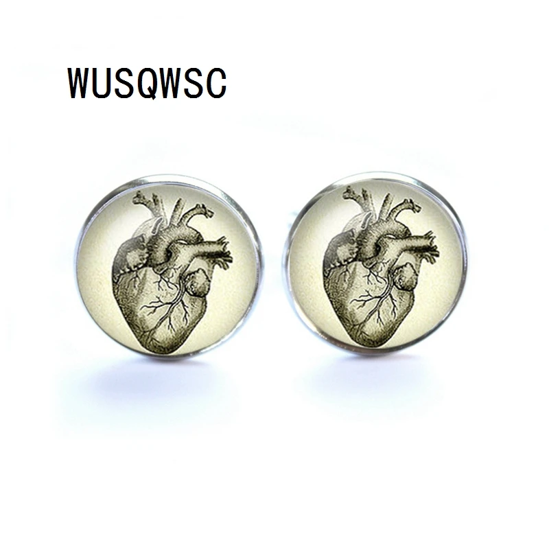 WUSQWSC 2018 New Cufflinks Steampunk Heart Personalized Cufflink Anatomy Heart Cufflinks Men Accessories Cuff link For Gifts
WUSQWSC 2018 New Cufflinks Steampunk Heart Personalized Cufflink Anatomy Heart Cufflinks Men Accessories Cuff link For Gifts