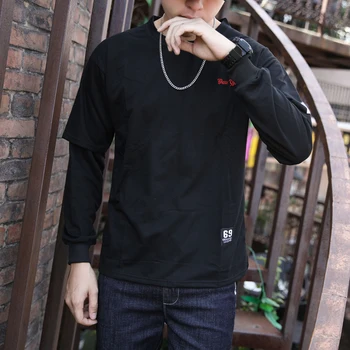 Autumn Ins Super Fire Fake Two Piece Printing Loose Embroidery POIO Pullover Men's Harajuku Hip Hop bf Wind
Autumn Ins Super Fire Fake Two Piece Printing Loose Embroidery POIO Pullover Men's Harajuku Hip Hop bf Wind