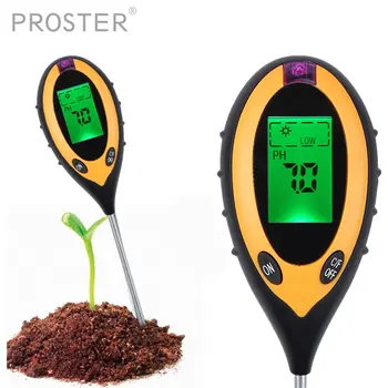 PH Meter 4 In 1 PH Moisture Sunlight Soil Meter Sunlight Moisture PH value Temperature Instrument For Plants Garden Lawn Gauge
PH Meter 4 In 1 PH Moisture Sunlight Soil Meter Sunlight Moisture PH value Temperature Instrument For Plants Garden Lawn Gauge