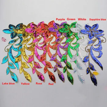 10Pcs/Lot (5 pair) National costume Cosplay dress embroidered lace patch sequins flower cloth paste DIY garment accessories
10Pcs/Lot (5 pair) National costume Cosplay dress embroidered lace patch sequins flower cloth paste DIY garment accessories
