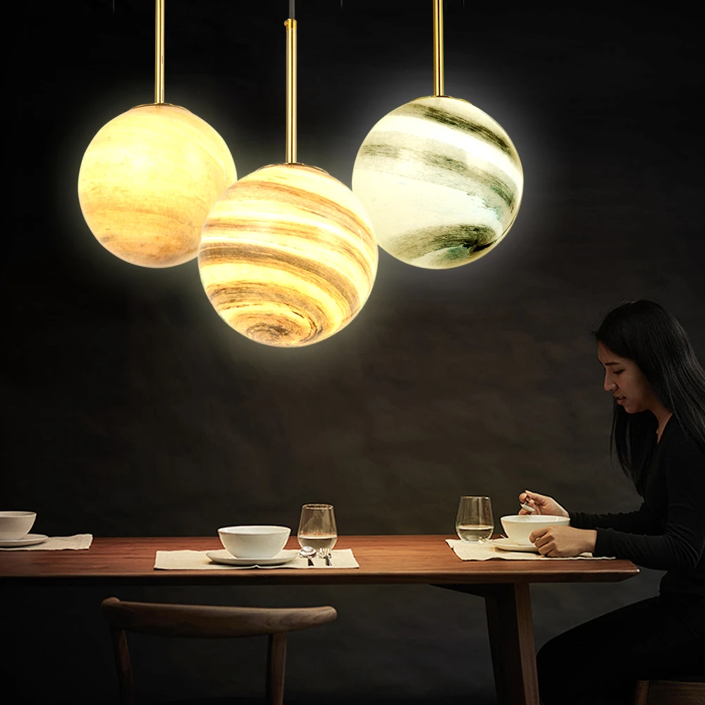 Apextech Planet Pendant Light Creative LED Haing Lamp E27 Bulb Included Dining Room Children's Room Restaurant Bar Lights
Apextech Planet Pendant Light Creative LED Haing Lamp E27 Bulb Included Dining Room Children's Room Restaurant Bar Lights