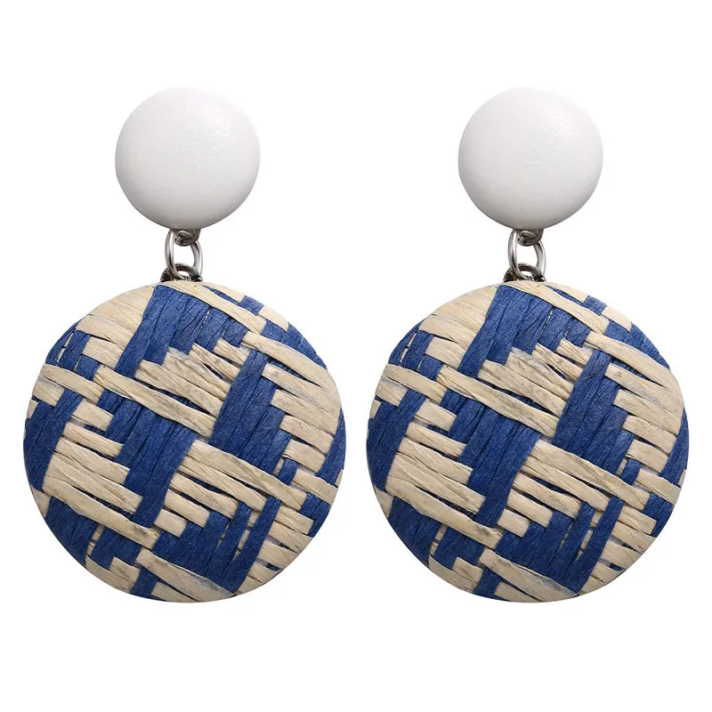 Modyle Handmade Geometric Rattan Weave Earrings For Women kpop indian small crystal shell wedding women boho Jewelry
Modyle Handmade Geometric Rattan Weave Earrings For Women kpop indian small crystal shell wedding women boho Jewelry