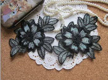 Size-9*12cm(10pcs/lot) Sewing Black Floral Flower Motif Lace Applique ,Black Embroidery Lace patch
Size-9*12cm(10pcs/lot) Sewing Black Floral Flower Motif Lace Applique ,Black Embroidery Lace patch
