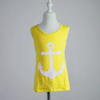 2017 new design OEM summer beach sport sleeveless shirt debardeur femme little girls back bow vest Anchor pattern tee Top
2017 new design OEM summer beach sport sleeveless shirt debardeur femme little girls back bow vest Anchor pattern tee Top