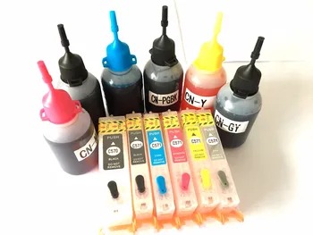 6 Colors PGI-570 CLI-571 Ink Refill Kit For Canon PIXMA MG7750 MG7751 MG7752 MG7753 printer With ARC Chips
6 Colors PGI-570 CLI-571 Ink Refill Kit For Canon PIXMA MG7750 MG7751 MG7752 MG7753 printer With ARC Chips