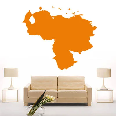Виниловые наклейки на стену Venezuela map Глобус земля страна заказ украшение дома