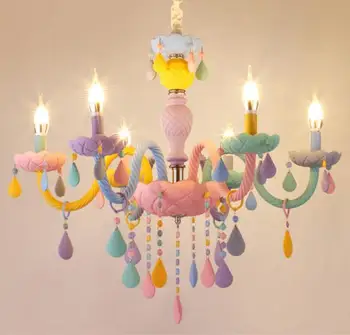Colorful Crystal Chandelier Macaron Color Droplight Children Bedroom Lamp Creative Fantasy Luminaire Stained Glass Lustre
Colorful Crystal Chandelier Macaron Color Droplight Children Bedroom Lamp Creative Fantasy Luminaire Stained Glass Lustre