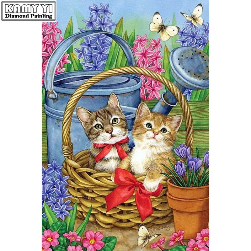 5D DIY Full Square Diamond Painting Cross Stitch "Basket cat" 3D Diamond Embroidery Rhinestone Mosaic Home Decor Gift
5D DIY Full Square Diamond Painting Cross Stitch "Basket cat" 3D Diamond Embroidery Rhinestone Mosaic Home Decor Gift