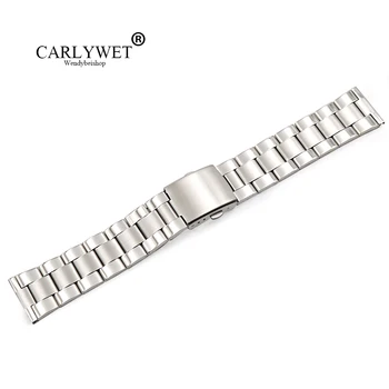 CARLYWET 22mm Silver Straight End Screw Links Deployment Stainless Steel Wrist Watch Bracelet For Rolex Omega Tudor Panerai Tag
CARLYWET 22mm Silver Straight End Screw Links Deployment Stainless Steel Wrist Watch Bracelet For Rolex Omega Tudor Panerai Tag
