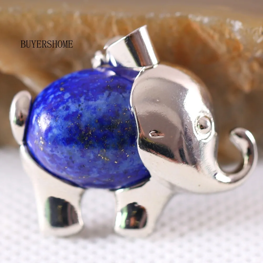 Free Shipping Animal Elephant Natural Stone Bead Blue Lapis Obsidian Pendant 1Pcs K355
Free Shipping Animal Elephant Natural Stone Bead Blue Lapis Obsidian Pendant 1Pcs K355