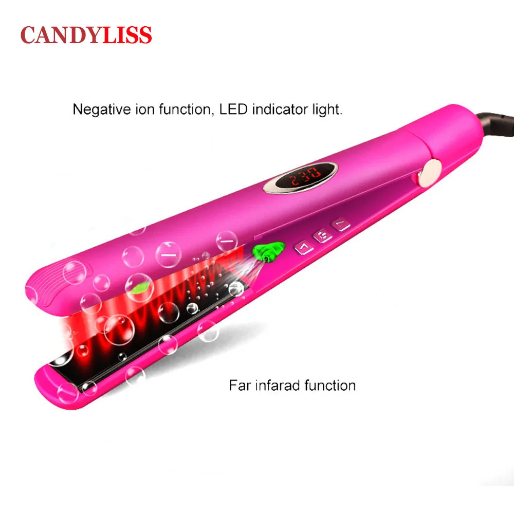 Ceramic Anion Hair Straightening Flat Iron LCD Hair Straightener Hairdressing Styling Tools Infrared Hair Care 110-240V
Ceramic Anion Hair Straightening Flat Iron LCD Hair Straightener Hairdressing Styling Tools Infrared Hair Care 110-240V