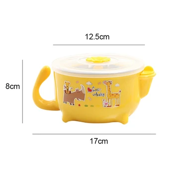 410ML children's stainless steel water injection insulation bowl baby tableware hot and cold insulation dual-use baby insulati
410ML children's stainless steel water injection insulation bowl baby tableware hot and cold insulation dual-use baby insulati