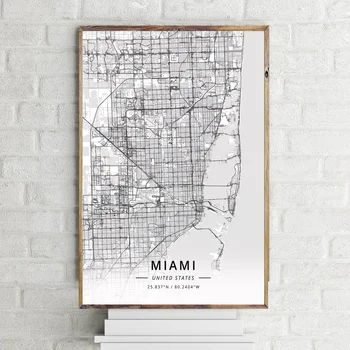 United States city map Miami city map Modern City White City Maps Canvas Art Print Wall Pictures for Living Room No Frame
United States city map Miami city map Modern City White City Maps Canvas Art Print Wall Pictures for Living Room No Frame