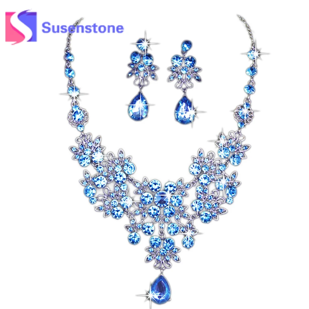 2018 Fashion Charm Prom Wedding Bridal Jewelry Crystal Rhinestone Bib Necklaces Statement Stud Earrings Set Womens Jewelry Sets
2018 Fashion Charm Prom Wedding Bridal Jewelry Crystal Rhinestone Bib Necklaces Statement Stud Earrings Set Womens Jewelry Sets