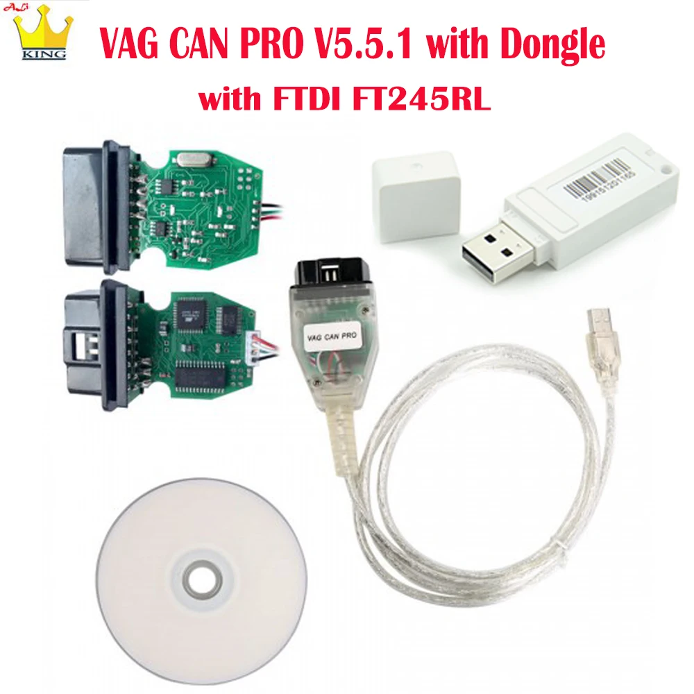 VAG CAN PRO CAN BUS+UDS+K-line S.W Version 5.5.1 VCP Scanner with USB Dongle OBD2 Car Scanner VAG CAN PRO
VAG CAN PRO CAN BUS+UDS+K-line S.W Version 5.5.1 VCP Scanner with USB Dongle OBD2 Car Scanner VAG CAN PRO