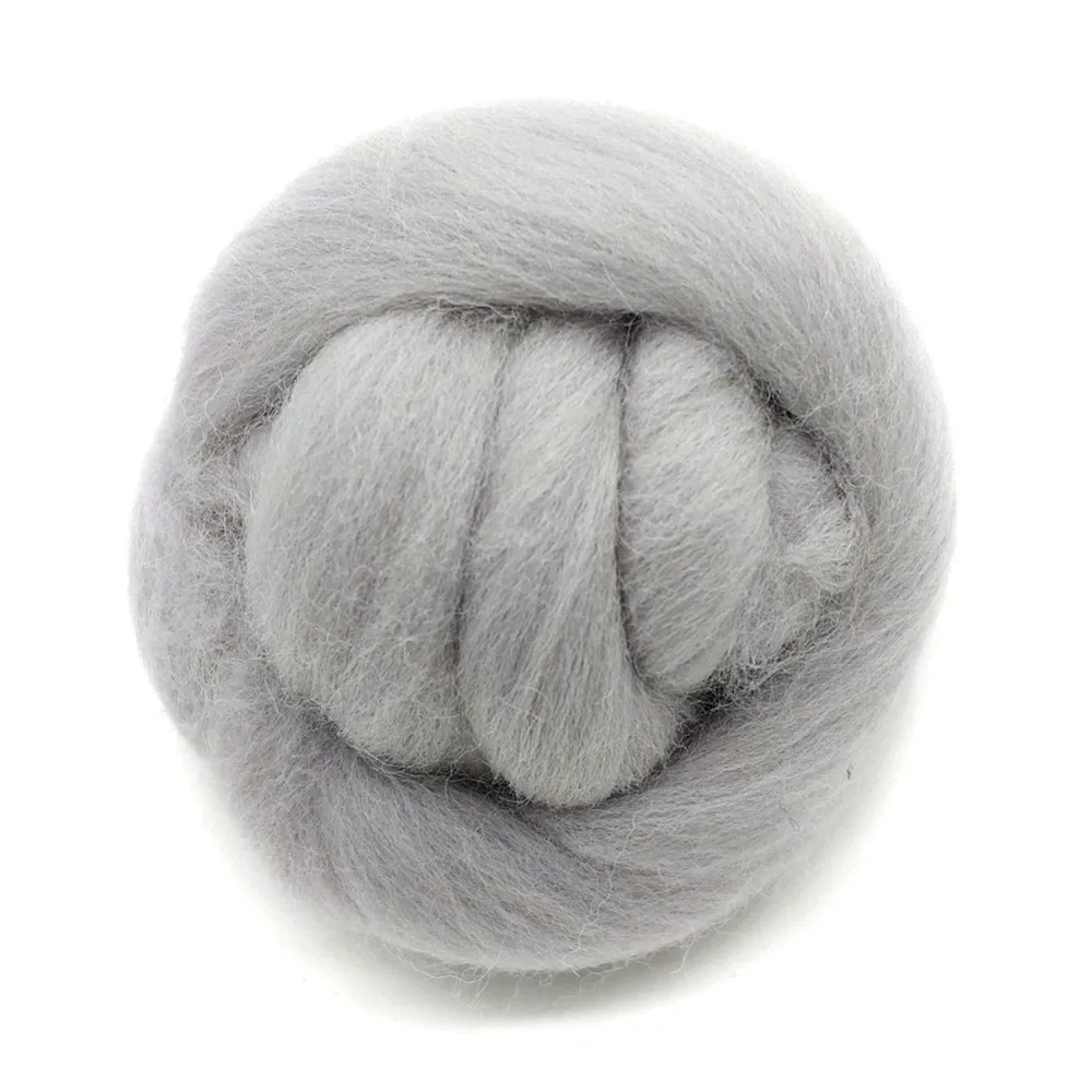 Feltsky 100g Felting Wool (70s 19um Grade) Needle Felting Diy Wool for Needle Felting Kit by Plastic Bag (N0.2)
Feltsky 100g Felting Wool (70s 19um Grade) Needle Felting Diy Wool for Needle Felting Kit by Plastic Bag (N0.2)