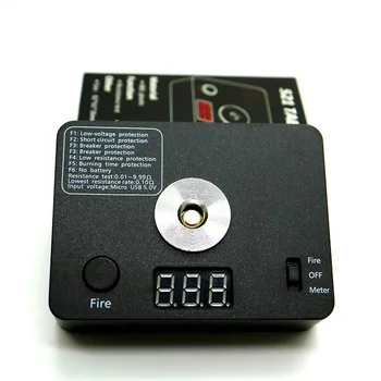 Resistance Tester Ohm Meter 521 Tab Led Coil Wire Diy Tool For E Cigarette 510 Multifunction Device Machine
Resistance Tester Ohm Meter 521 Tab Led Coil Wire Diy Tool For E Cigarette 510 Multifunction Device Machine