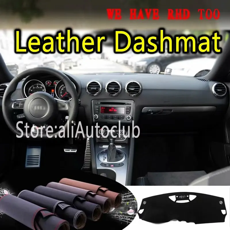 

For Audi TT TTS COUPE 2006 2007 2008 2009 2010 2011 2012 2014 Leather Dashmat Dashboard Cover Dash Mat Carpet Custom Car Styling