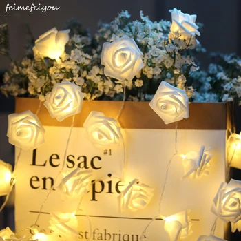 2019 Best Gift LED Rose Flower LED String Lights Battery Operated Event Christmas Wedding Birthday Party Decoration Lightings
2019 Best Gift LED Rose Flower LED String Lights Battery Operated Event Christmas Wedding Birthday Party Decoration Lightings